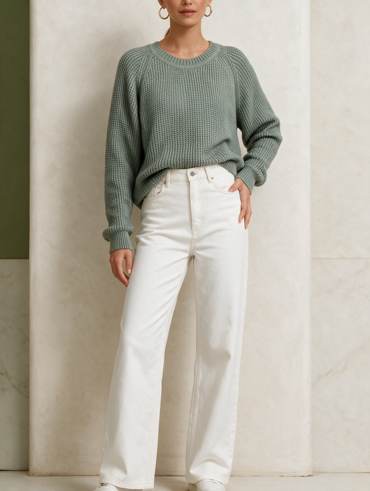 Elsa · Jersey de Punto Cuello Redondo