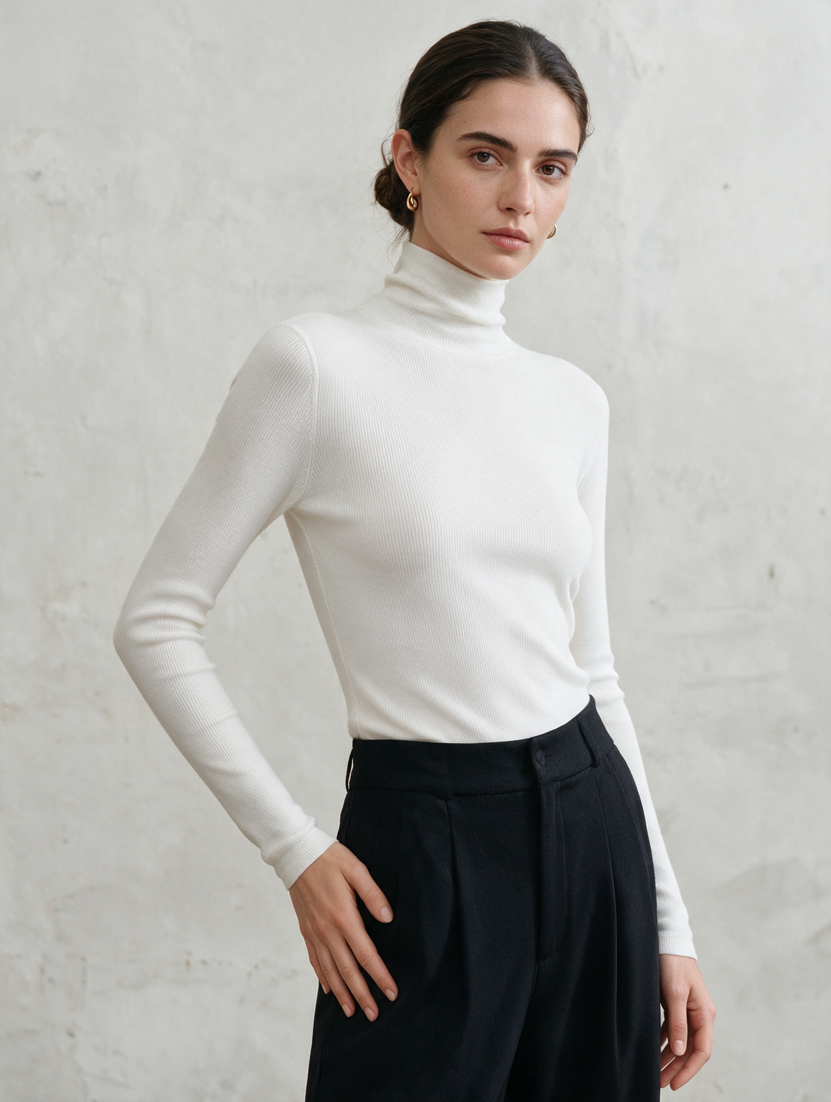 Lavinia · Jersey de Lana Merino Cuello Redondo